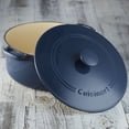 thumbnail image 4 of Cuisinart Chef'S Classic Enameled Cast Iron 7 Qt. Round Covered Casserole-Provencal Blue, 4 of 6
