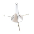 thumbnail image 3 of Esquirla Trumpet Stand Professional Lightweight Stable Portable with Self-storage Peg argent, 3 of 8