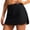 C-Black28, variant on DHFJKG Womens Swim Skirts Bathing Suit Bottom High Waisted Swim Skort Side Slit Solid Color Swimsuit Bottoms Versatile Beachwear