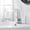 Chrome, variant on Bathroom Faucet Waterfall Brass Hot and Cold Bathroom Faucet-White