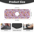 thumbnail image 2 of Xecao Lovely Animals for Kitchen Sink Splash Guard Faucet Mat , Faucet Guard & Draining mat, (15" X 5.5" ), 2 of 7