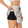 thumbnail image 2 of Disketp Cute Little Animals Print Women's Shorts Workout Shorts for Athletic Gym Running Shorts with Phone Pockets Medium, 2 of 8