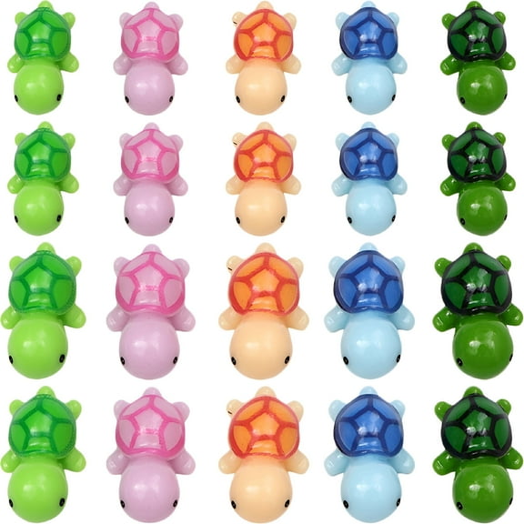 BESTSKY 30 Pcs Small Turtle Stuffed Toy Mini Soft Sea Animals Bulk Toys for Kids