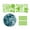 Green light, variant on NEXAVKPR Luminous Moon Star Space Rocket Wallpaper Self Adhesive Decal for Baby Nursery Kids Room Wall Decoration Children Gift