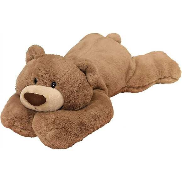 SAYDY Hronsa Weighted Stuffed Animals for Anxiety, 19.7in 3.3lbs Weighted Bear Stuffed Animal Toy Cute Brown Bear Plush Pillow for Adults Boys Girls