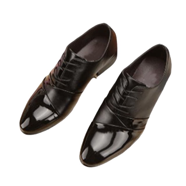 Zapatos de cuero de PU Minnieouse para hombre de vestir de fiesta color Negro talla 44