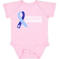 thumbnail image 3 of Inktastic Hydrocephalus Warrior with Light and Dark Blue Ribbon Boys or Girls Baby Bodysuit, 3 of 5