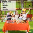 thumbnail image 5 of Craft And Party, 54"X 300 Ft. Plastic Table Cover Roll for Party, Banquet, Picnic, Kids Activities for Any Size and Shape Table, 5 of 6