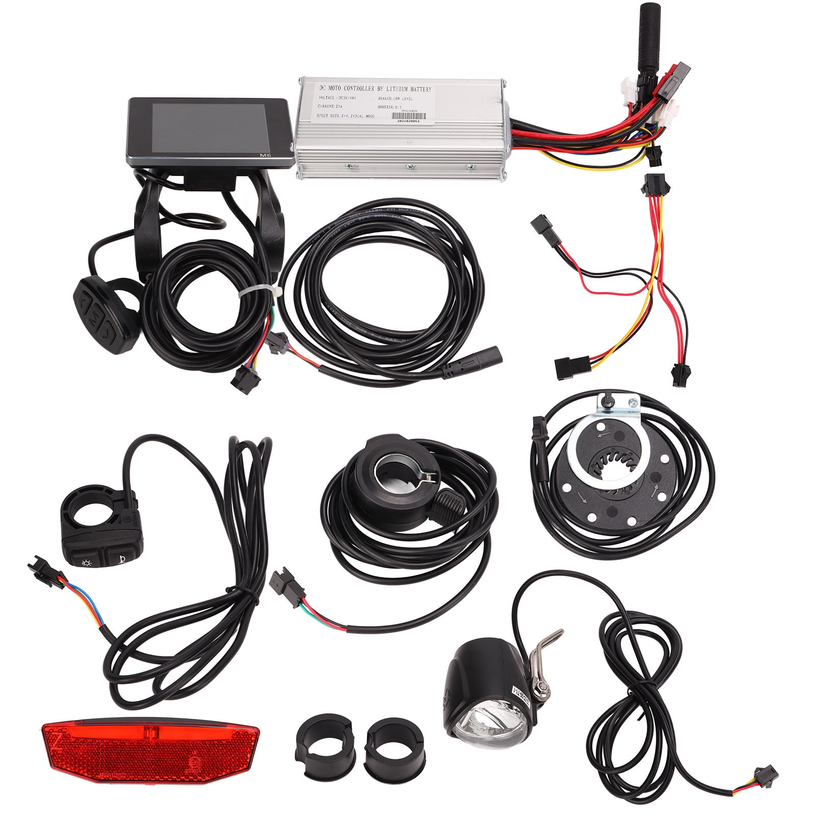 Motor Controller Kit, Bike Motor Controller Panel Grooved Metal Shell