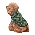 thumbnail image 5 of Fotbe Green Snakeskin Print Small Dog Sweater Hoodies Pet Grey Hooded Soft Fleece Sweatshirts with Pocket Fall Winter Puppy Cat Sweaters Warm Clothes-X-Large, 5 of 7