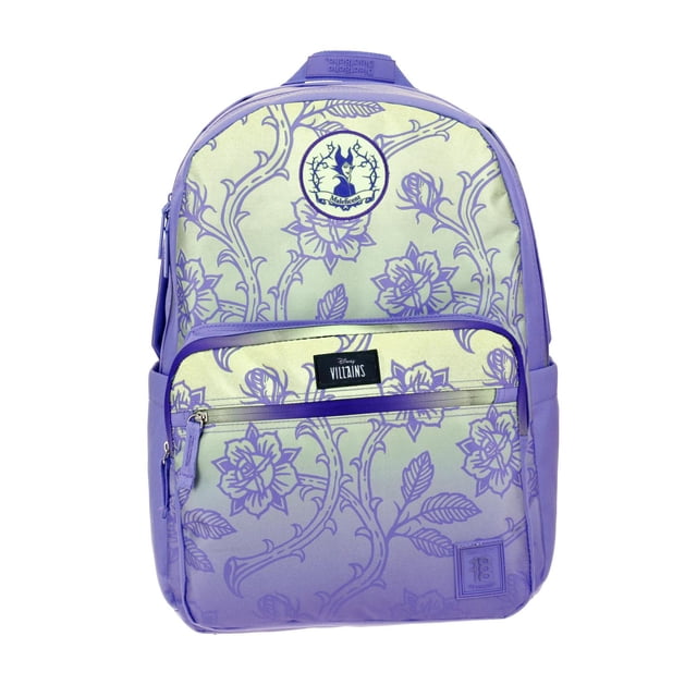 Mochila Grande Lila 1818 Villanas Secundaria Thorns para Mujer Porta Laptop con Cubre Cierre de hasta 15'