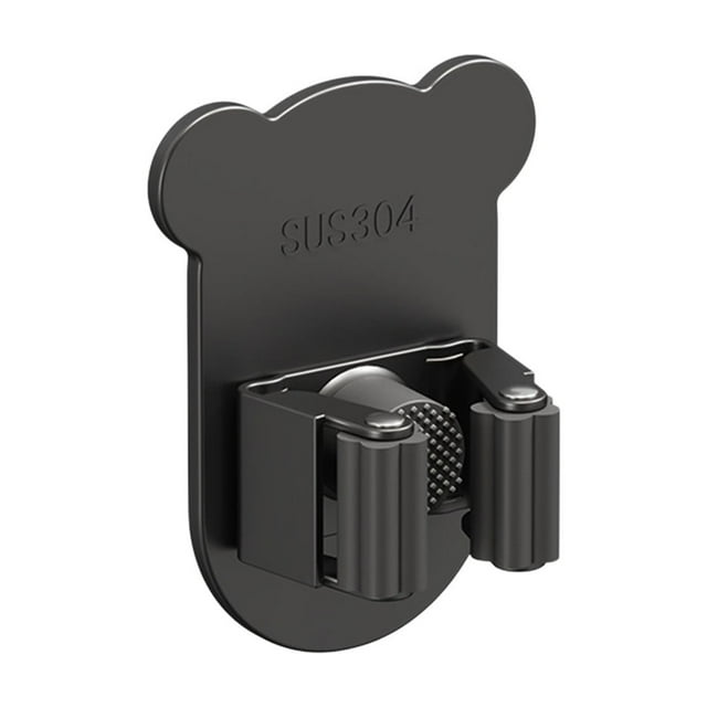 Soporte para trapeador de acero inoxidable 304, resistente, sin perforaciones, creativo, para baño, sin costuras, 5 ml