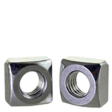 

1/2-13 Regular Square Nuts / Grade 2 / Zinc (Quantity: 50 pcs)