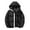 F-Black, variant on TIANZEN Men's Color Contrast Patchwork Standing Collar Padded Jacket Men's Winter Thick Warm Couple Loose Padded Jacket Thick Men Jacket Cargo Vest with Hood