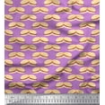 thumbnail image 1 of Soimoi Georgette Viscose Fabric Burger Food Printed Fabric 1 Yard 42 Inch Wide, 1 of 1