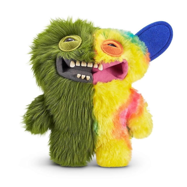 Toy Cute Tooth Monster Color Blocked Monster Series Plush Doll Ugly Funny Trendy Play Doll Birthday Gift