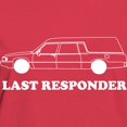 thumbnail image 3 of CafePress - Hearse Last Responder T Shirt - Women's Traditional Fit Dark T-Shirt, 3 of 4
