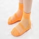 thumbnail image 3 of Leeshow - 4 pares de calcetines antideslizantes para cama elástica para niños, calcetines antideslizantes para ejercicio, gimnasio, yoga y pilates, Amarillo, azul marino., 6-9years, 3 of 3