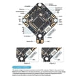 thumbnail image 3 of F4 2-3S 20A AIO Flight Controller V1 for Pavo Pico Brushless BWhoop Quadcopter HX115 SE Toothpick Drones Quadcopter, 3 of 5