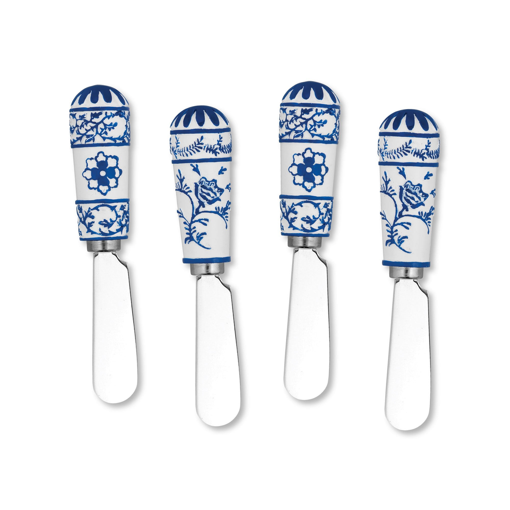 Mr. Spreader 4Piece Global Garden Hand Painted Resin Handle with