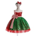 thumbnail image 4 of HIPYLO Teen Girls Christmas Dress 6t Christmas Dresses for Girls Church Dresses Children Clothes Girls My First Christmas Outfit Newborn Baby Boy Clothes Club Outfit Baby Girl Clothes Baby, 4 of 8