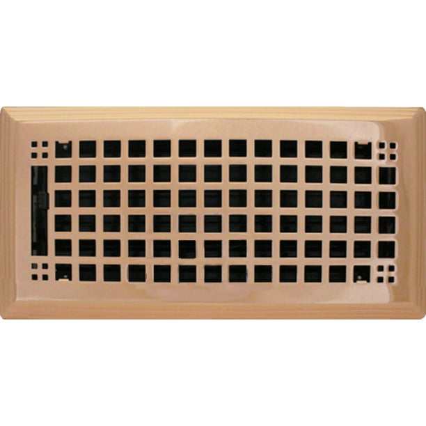 8x10 Copper Rockwell Floor or Wall Register (Faceplate Dimensions 9.5 x 11.25 inches) Walmart