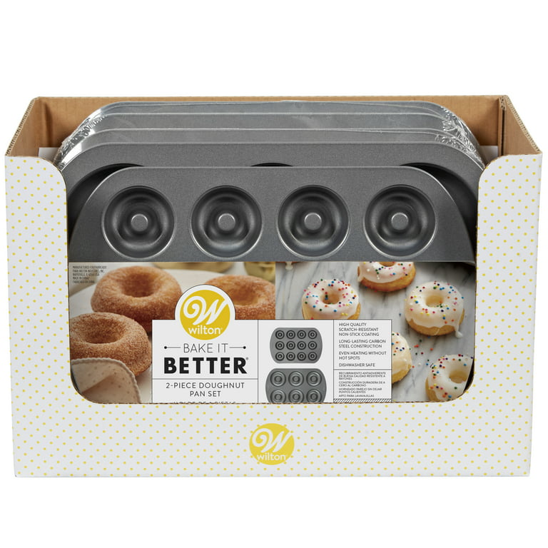 Wilton 2pc Non-stick Food Grade Silicone Donut Baking Pan Set : Target