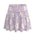 thumbnail image 5 of FUIALDOLG Women's Cute Rabbit Tennis Skirt with Short High Waisted Athletic Skorts for Lady Happy Easter Day Costume Mini Skirt Womens Rabbit Pattern Golf Skort with Pocket Workout Pickleball,L, 5 of 8