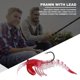 thumbnail image 3 of Muti-sección mar pesca suave señuelo cebos biónico plomo cabeza camarón forma Crankbait Sywqhk Para Estrenar, 3 of 6