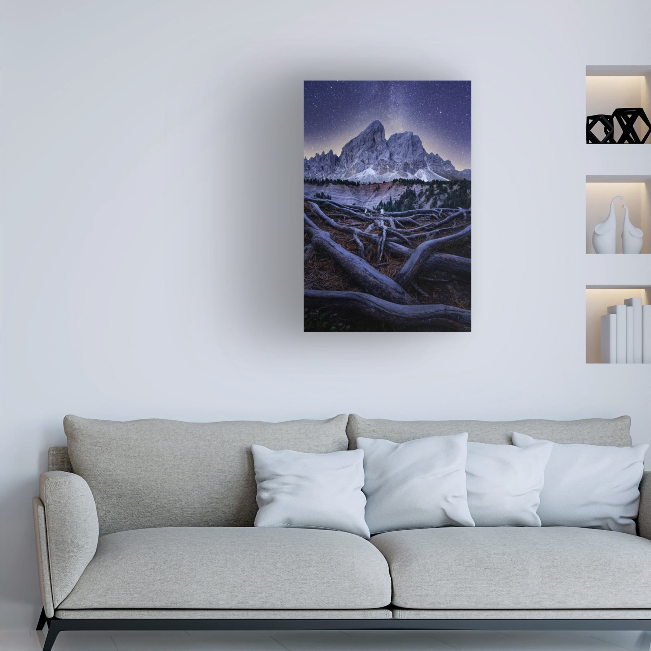 Trademark Fine Art David Ilkovic Wurzjoch Canvas Wall Art