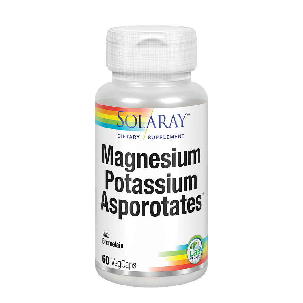 Solaray Magnesium and Potassium Asporotates w/ Bromelain Healthy