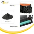 thumbnail image 3 of Toner Bank 6-Pack Compatible Toner for HP CF210X 131X Pro 200 Color M251nw M251n MFP M276nw M276n CF210X CF211A CF212A CF213A Printer Ink (3 Black/Cyan/Yellow/Magenta, 6-Pack), 3 of 9