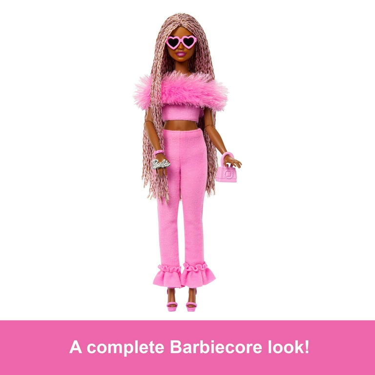 Barbie Deluxe Style Doll #4 in Barbiecore Soft Pink Jumpsuit
