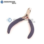 Odontomed2011® Comfort Grip Cuticle Nipper 4" Half Jaw Blue Color Grip Odm