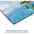 thumbnail image 4 of Mouse Pad, Beach Mouse Pad, Square Computer Mouse Mat Waterproof Mousepad Non-Slip Rubber Base Mouse Pads for Office Laptop, 4 of 6