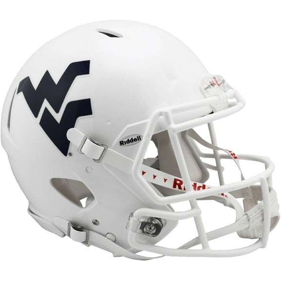 West Virginia Mountaineers Stars Stripes Riddell NCAA Speed Mini Helmet