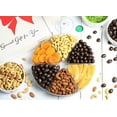 thumbnail image 2 of Gourmet Nuts Gift Basket - Chocolate and Dried Fruit Large Gift Tray 6-Pt by It's Delish  Valentines Fathers Mothers Day Anniversary Family Parties Birthday Gift Box - Vegan, Kosher, 2 of 7