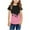 Pink, variant on YLSDY Children Boy Girl Color Block Tshirts Boat Neck Tee Tops for Child Short Sleeve Thin Summer Fall Shirts 2025 Blue 3-4 Years