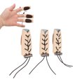 thumbnail image 4 of Bow Finger Guard, Portable Wide Applicability Soft Texture Comfortable Wear Archery Finger Guards  For Compound Bow For Recurve Bows, 4 of 8