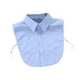 thumbnail image 1 of Camisas portátiles cómodas y desmontables con cuello falso para mujer de color azul S, 1 of 8