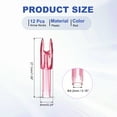 thumbnail image 2 of Uxcell Archery Arrows Nocks, Plastic Insert Arrow Nock Replacement Arrow Tails for Hunting Shooting Compound Recurve Bow Clear Pink, 2 of 7