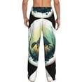 thumbnail image 3 of Disketp Watercolor Turtle3 Men's Pajama Pants - Ultra Soft Fleece Sleep and Lounge Pants (Size: S-XXL), 3 of 6