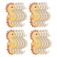 thumbnail image 1 of Juego de 20 piezas de manualidades para niños, Kit de pintura de animales marinos de madera, juguetes, favores de fiesta, creatividad, regalos DIY para niños y niñas, 1 of 4