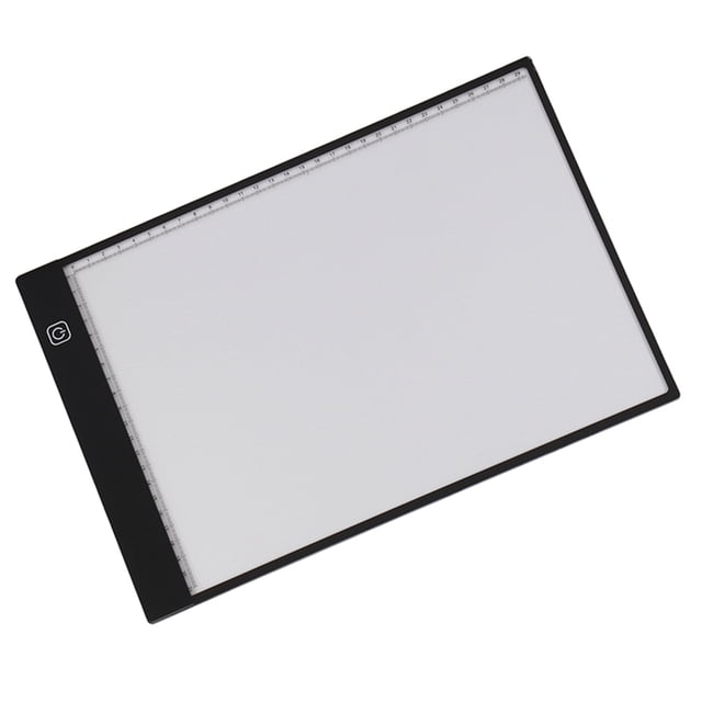 A4 LED Art Board Light Pad Light Table Pad Dimming Light Plates LED Hand Drawing Board 3 mode Dimming Separate Type Children's USB Painting Tracing Light Box Tracer Tracing