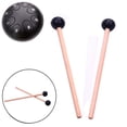 thumbnail image 3 of Palillos de tambor Baquetas de madera maciza Baquetas con cabeza de goma 1 par para adultos Estudiantes Instrumentos de percusión SM SunniMix baquetas, 3 of 8