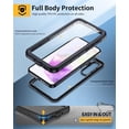 thumbnail image 3 of Samsung Galaxy A35 5G Case, IP68 Waterproof Dustproof, Built-in Screen Protector, Rugged Full Body Shockproof Protective Cover for Samsung A35 5G /4G 6.6", Black/Clear, 3 of 7