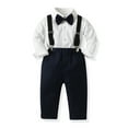 thumbnail image 2 of FDDMis Christmas Outfits for Toddler Boy 1 Year Old Outfit Girl Baby Overalls 12-18 Months Rompers Boys Jogging Sets Baby Clothes Newborn Gifts, 2 of 9