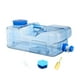 thumbnail image 1 of Contenedor de agua para acampar con tapa de rosca, jarra portátil de almacenamiento de agua con grifo para viajes de mochilero, emergencias, 1 of 8