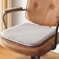 thumbnail image 5 of Gmogad Thick Plush Chair Cushion - Soft Dining Office Car Seat Pad with Non-Slip Bottom Warm Comfortable Support for Long Sitting, 5 of 6