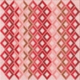 thumbnail image 1 of Ahgly Company Indoor Square Patterned Baby Pink Area Rugs, 4' Square, 1 of 6